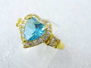 色石　指輪(16号)